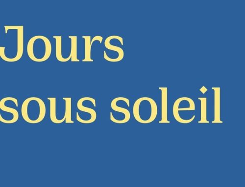 Jours sous soleil ♡ Alix Lerasle